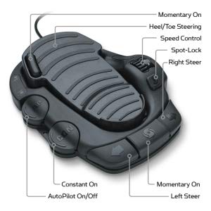 power steering foot pedal spot-lock hands free