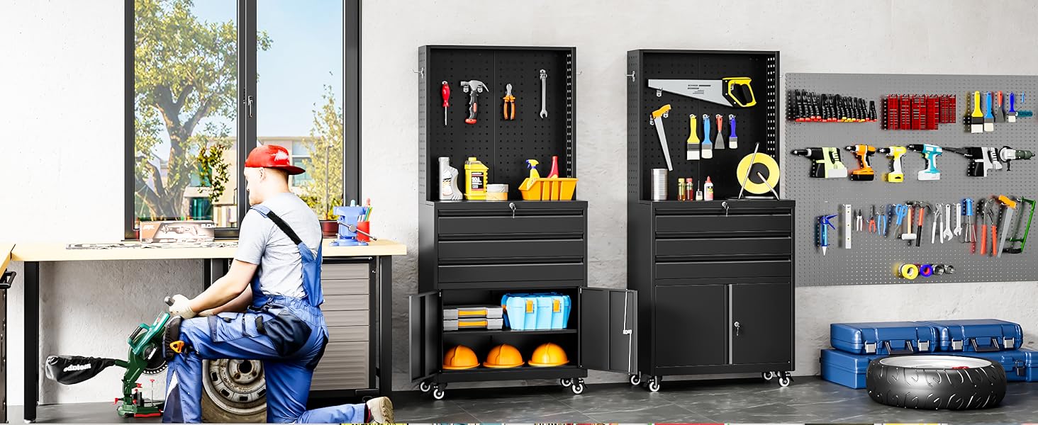 metal cabinet on wheels