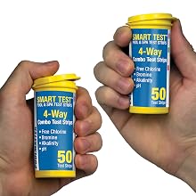 best water test strips;easy water test strips;pool cleaner;pool chemicals;pool water cleaning