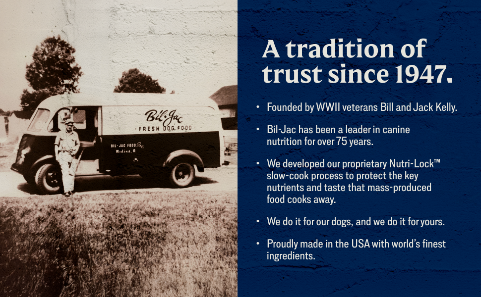 bil jac history veteran founders making grain free dog treats