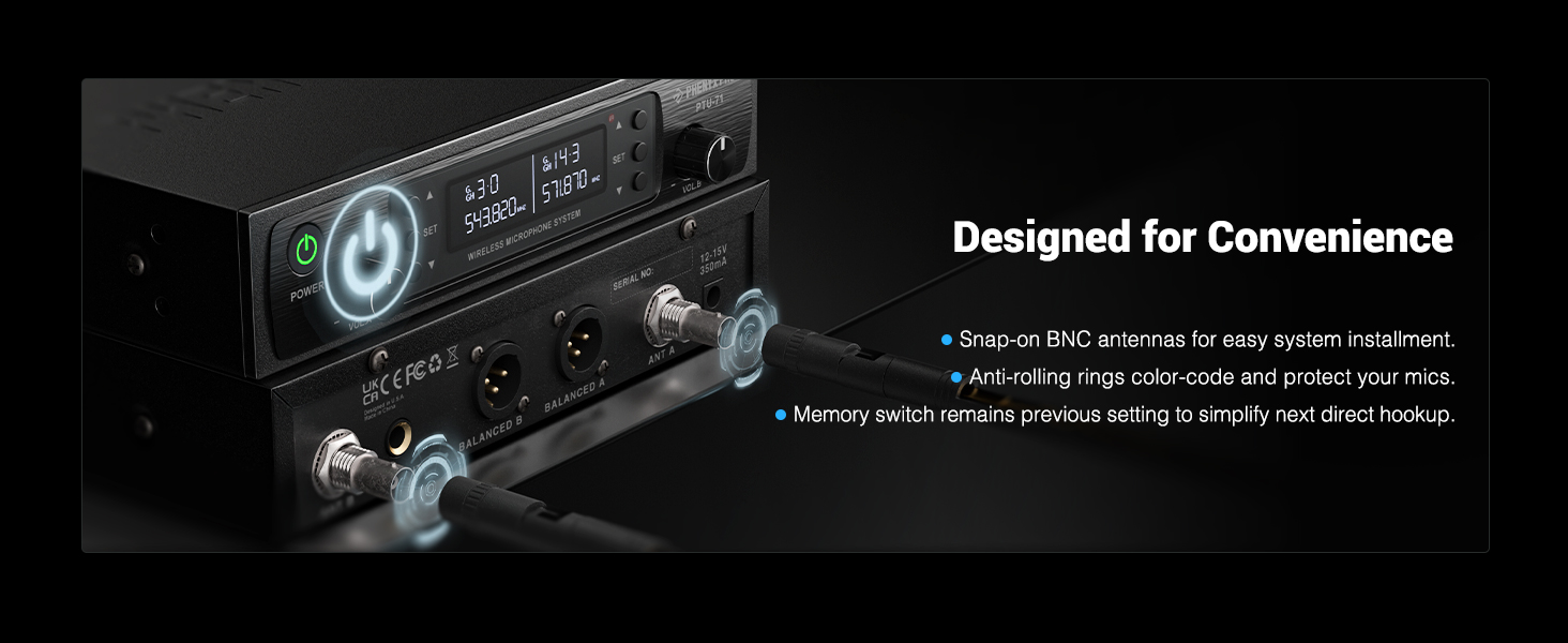 wireless professional microphone