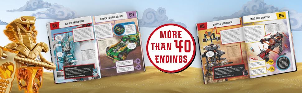 More than 40 endings