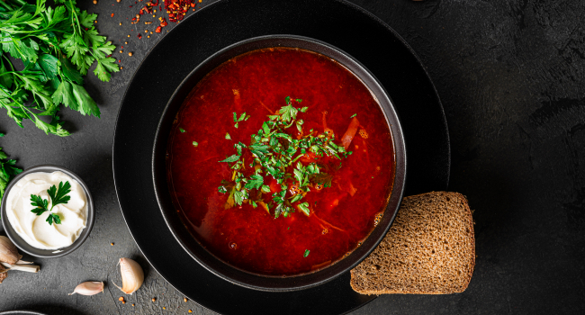 Delicious fragrant soup