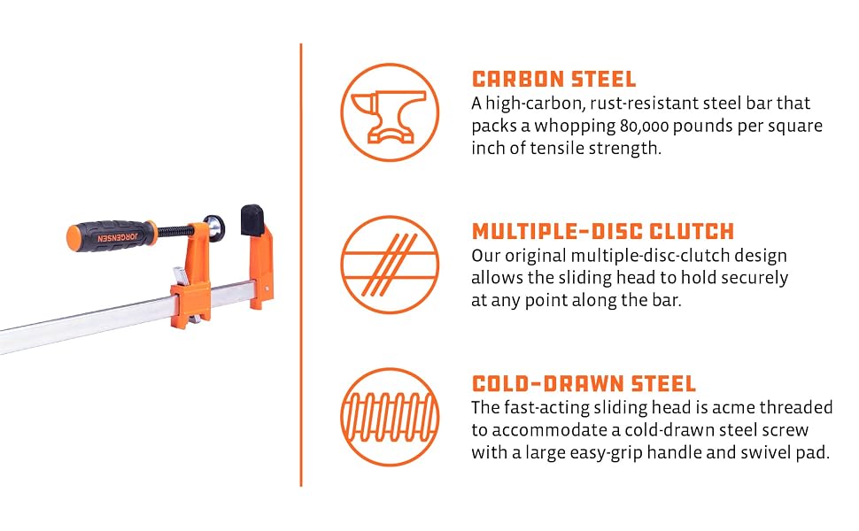 Heavy Duty Bar Clamp