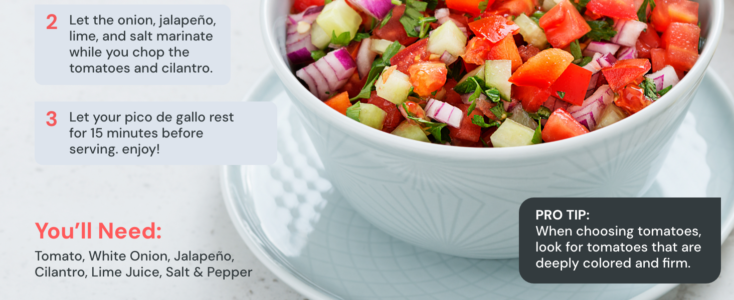 Recipes made easier with Fullstar 9 in 1 Core Chopper and Mandoline Slicer