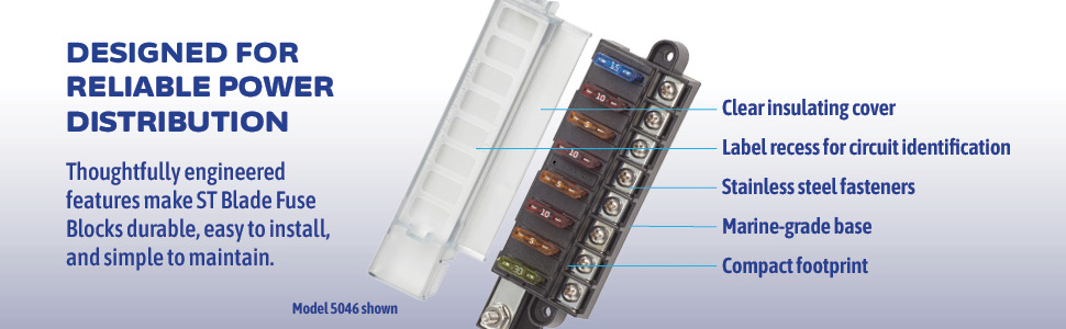 Designed for reliable power distribution, easy to install, simple, compact