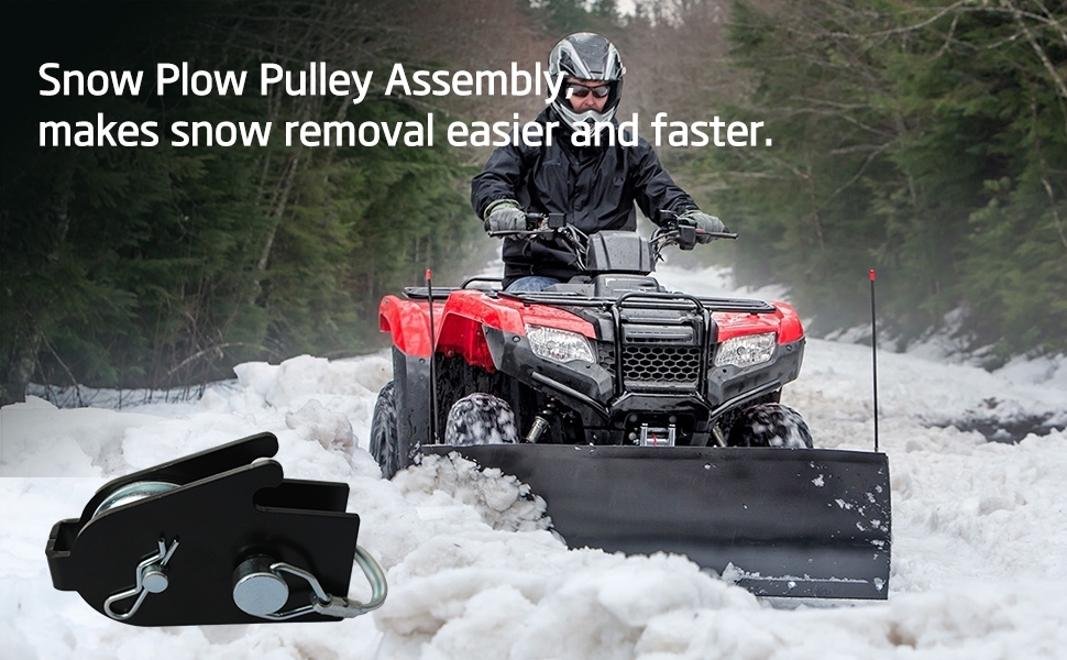 snow plow pulley kit