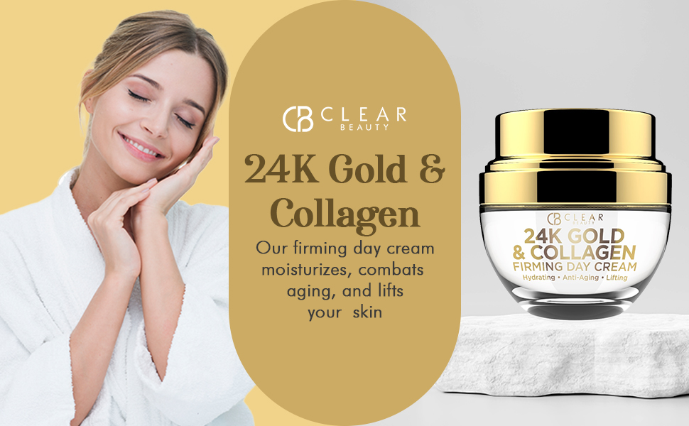 Clear Beauty 24K Gold and Collagen Face Moisturizer