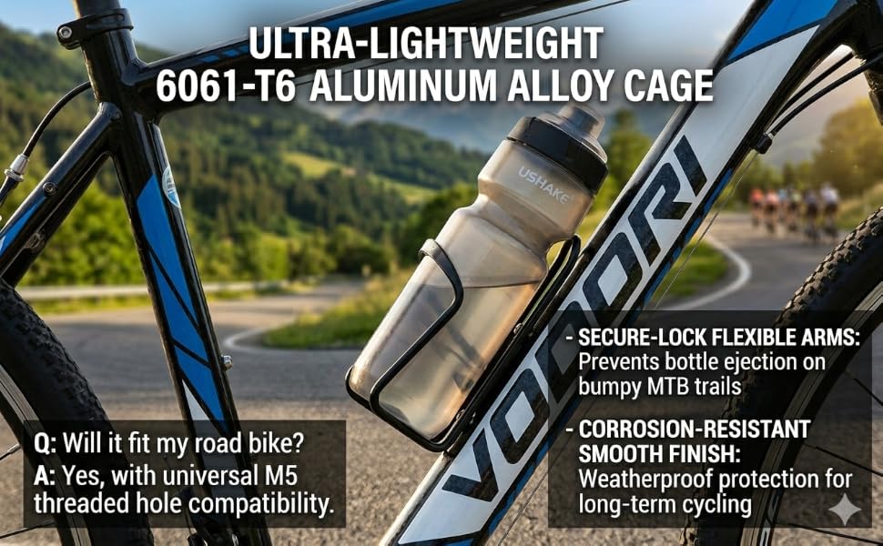 USHAKE Water Bottle Cages