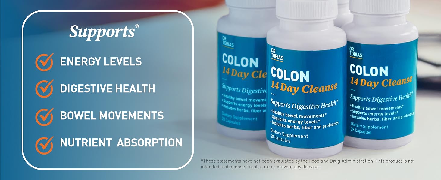 Colon 14 Day Cleanse Supports