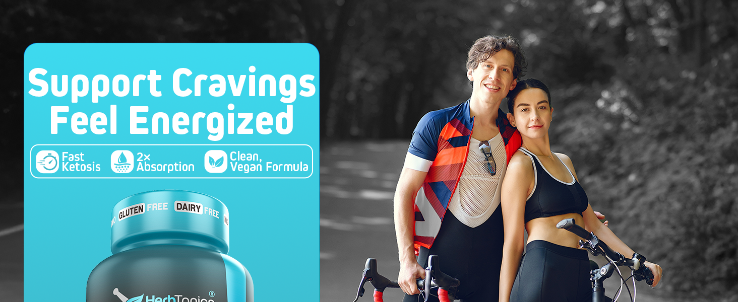 Support Cravings Feel Energised. Fast Ketosis. 2x Absorption. Clean, Vegan formula.