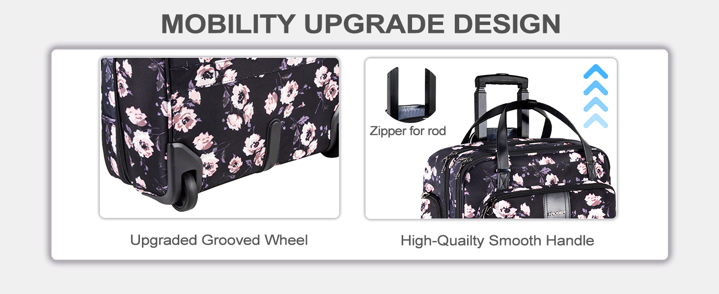 kroser rolling laptop bag
