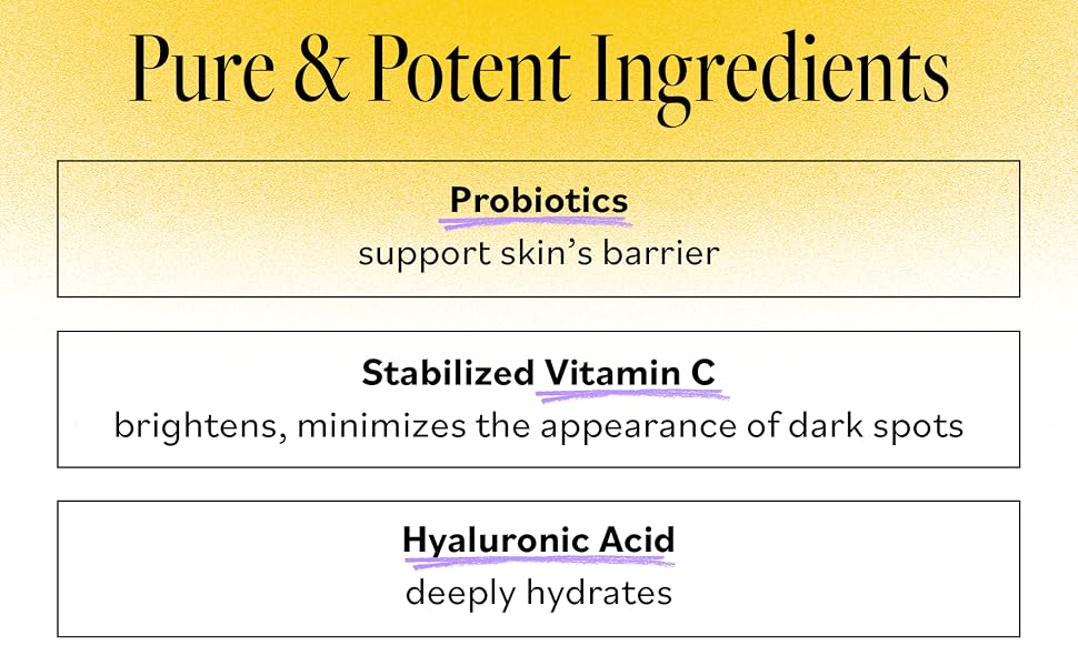 Pure and Potent Ingredients