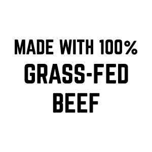 Made with 100% grass-fed beef