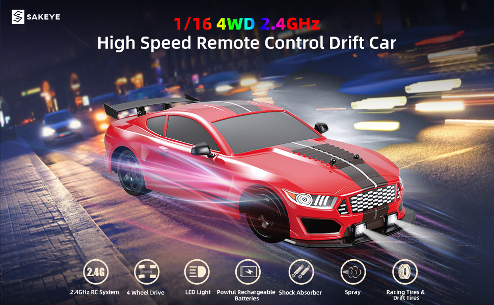 RC Drift Car 1/16