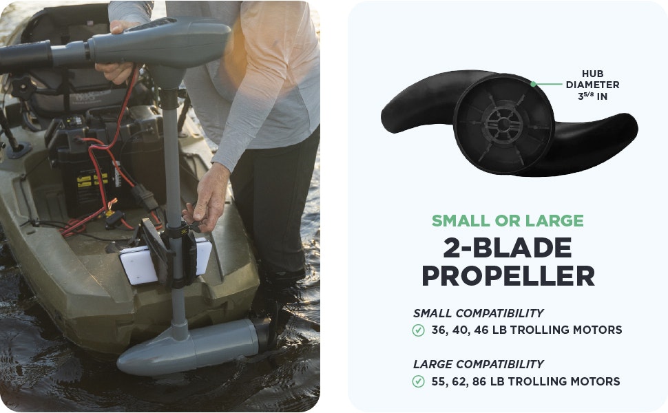 Newport 2 Blade Trolling Motor Propeller