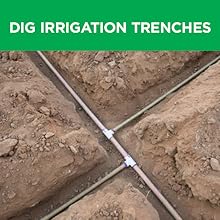 irrigation trench, trench digger