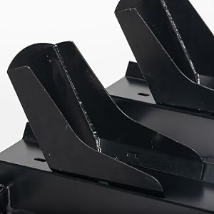 Wheel Chock Close-Up Titan Ramps Dual Aluminum Dirt Bike Motorcycle Carrier