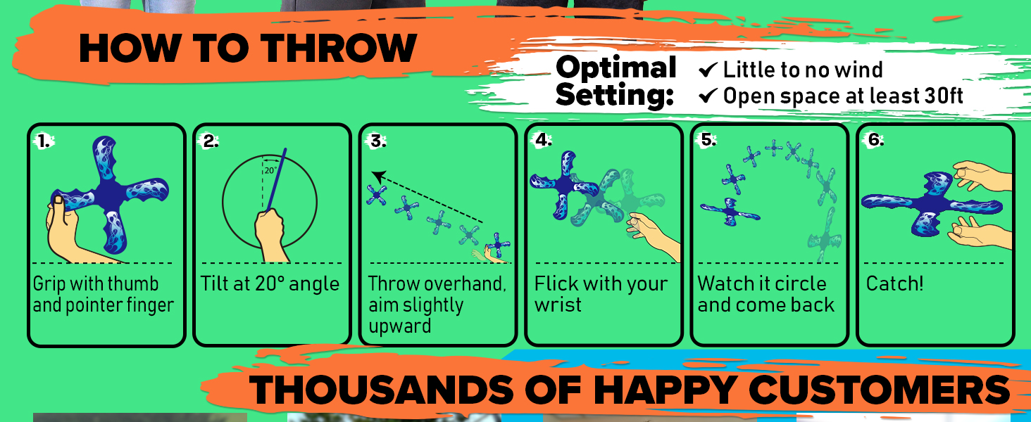 throw boomerang