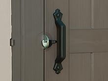 lockable door for security