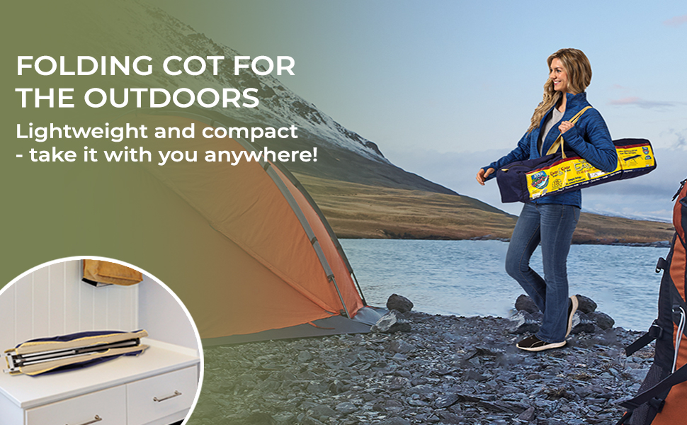 Byer of Maine, camping cot for the outdoors