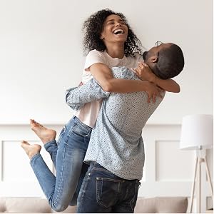 Couple hugging