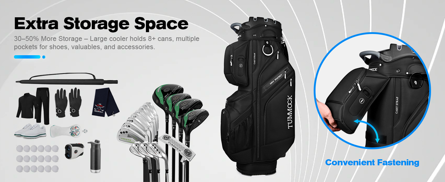 golf cart bag 14-Way Top Divider