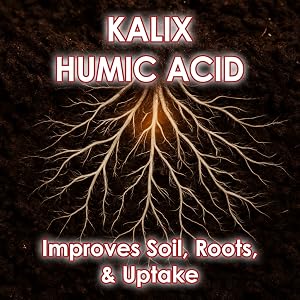 KALIX Humic Acid improves soil health, boosts nutrient uptake, and supports vigorous root growth.