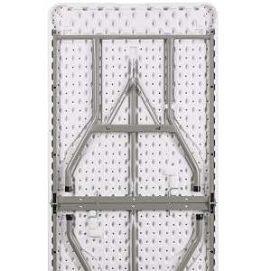 commercial grade white plastic folding table