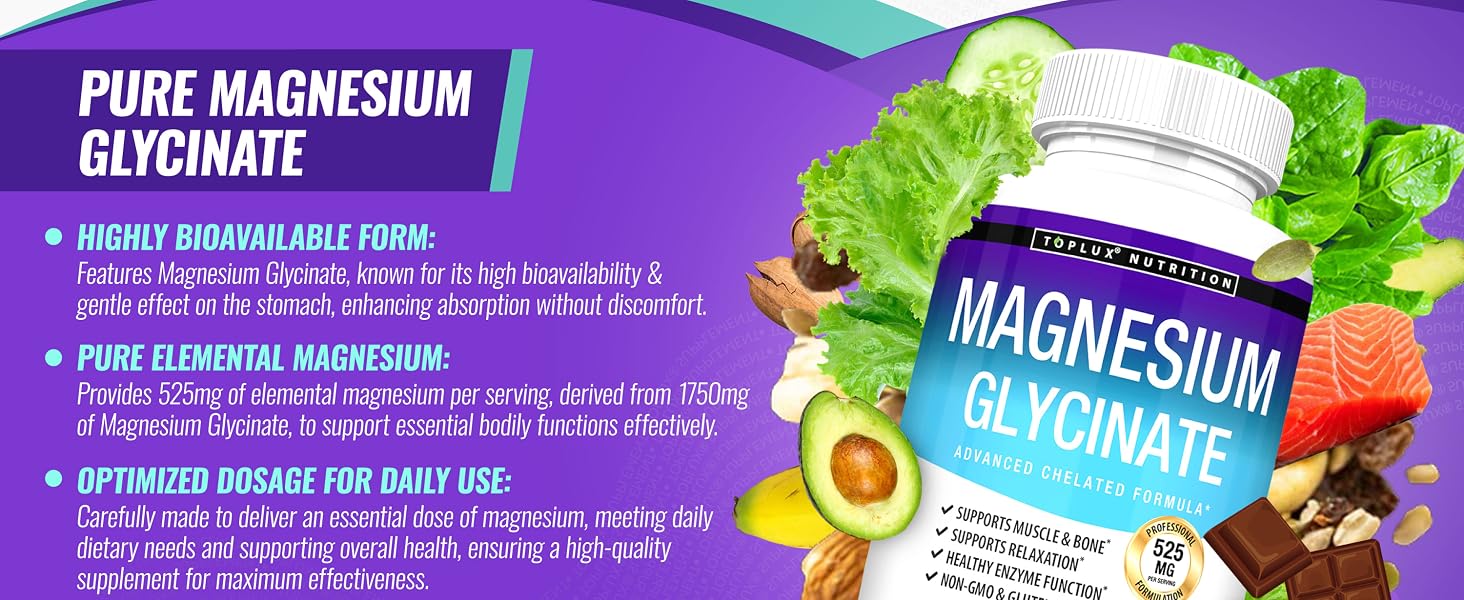 magnesium glyicnate pure magnesium