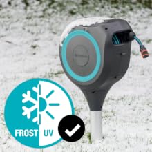 Frost covered hose reel