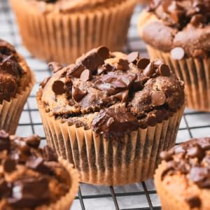 Marbled Banana Bread Muffins