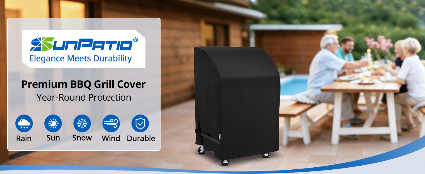 sunpatio small grill cover