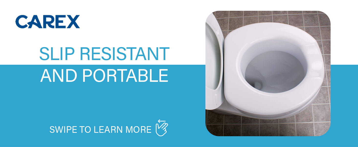 Carex Elevated Toilet Seat Riser