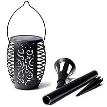 solar tiki torches for outside