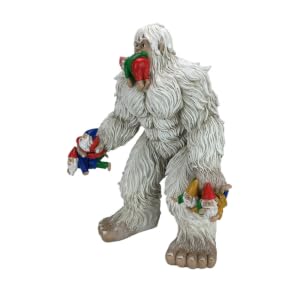 Large Miniature Yeti and Gnomes for The Fairy Garden