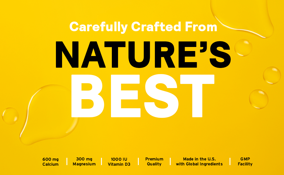 NATURE'S LIFE Liquid Calcium Magnesium Supplement with Vitamin D