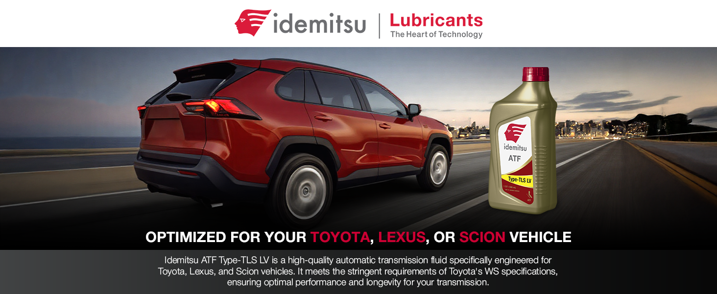 Idemitsu ATF Type TLS-LV (WS) Automatic Transmission Fluid for ToyotaLexusScion (1 Quart)