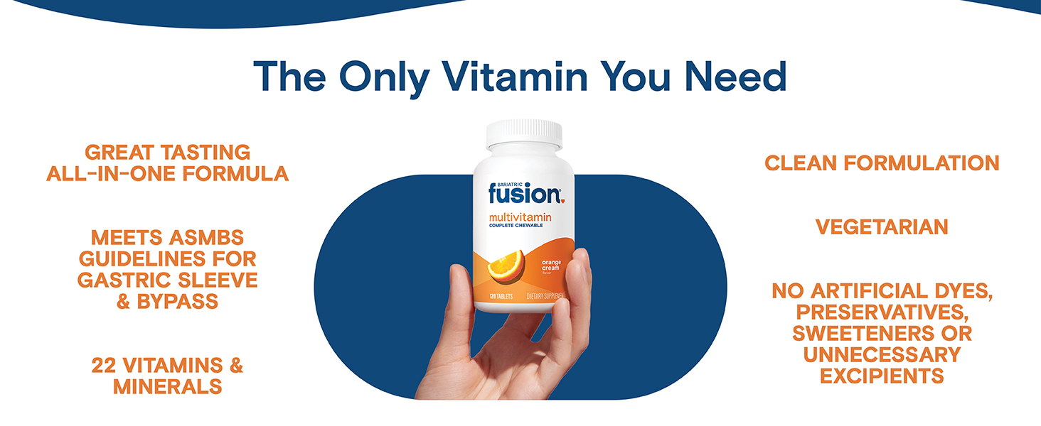 Bariatric Fusion Bariatric Multivitamin with Iron Complete Chewable