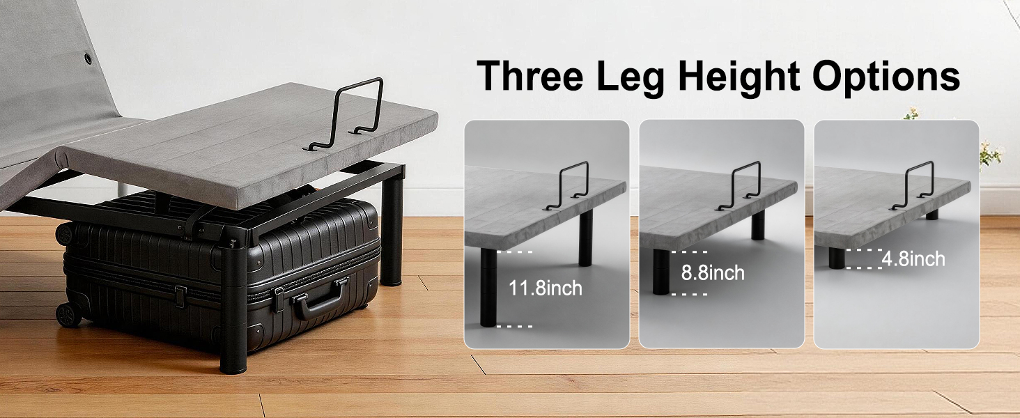 ADJUSTABLE ELECTRIC BED BASE FRAME