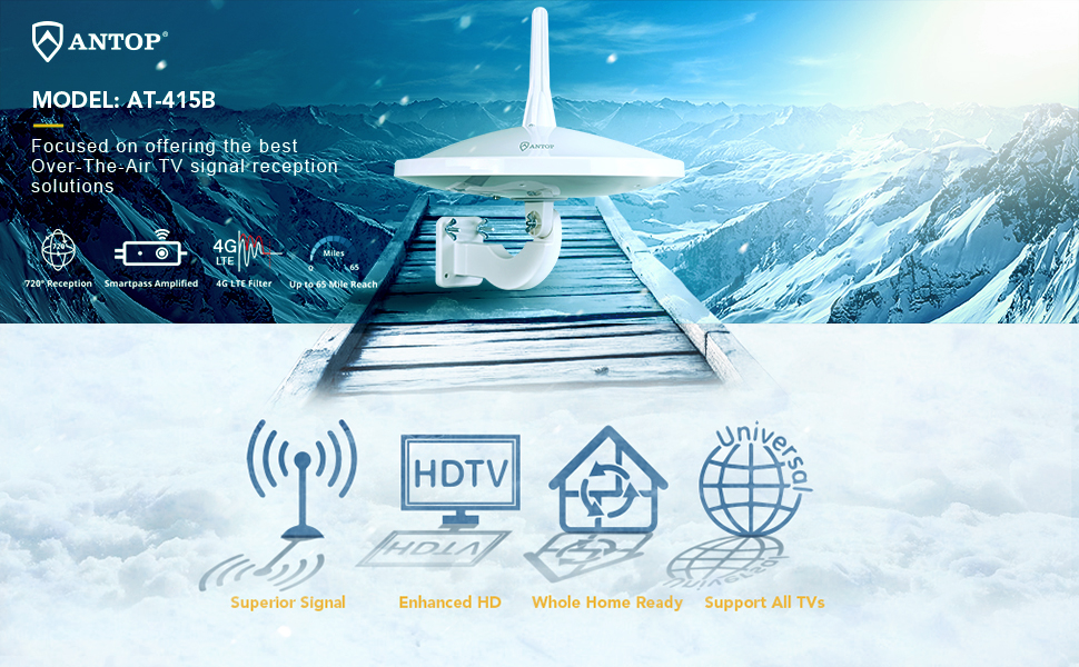 ANTOP AT-415B OUTDOOR TV ANTENNA