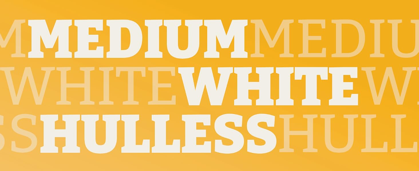 Medium White Hulless