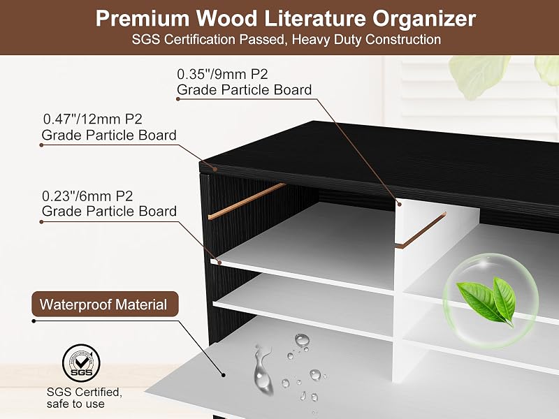 Wooden Mail Organizer