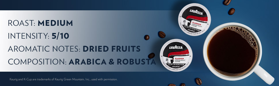 Lavazza Classico Keurig K-Cup Pods