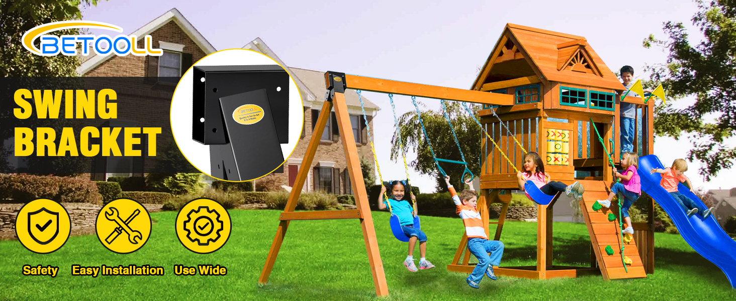 BETOOLL A-Frame 1pcs Brackets Swing Set