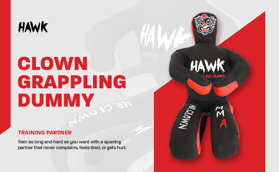 Hawk Sports Clown Grappling Dummy - Training Partner
