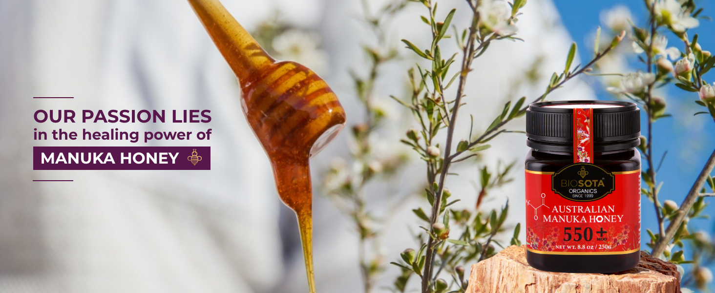 Biosota Australian Manuka Honey MGO 550+