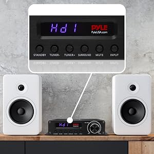 Wireless Bluetooth Home Audio Amplifier;Amplifier;Home Audio;Bluetooth;Wireless;Pyle;Stereo;