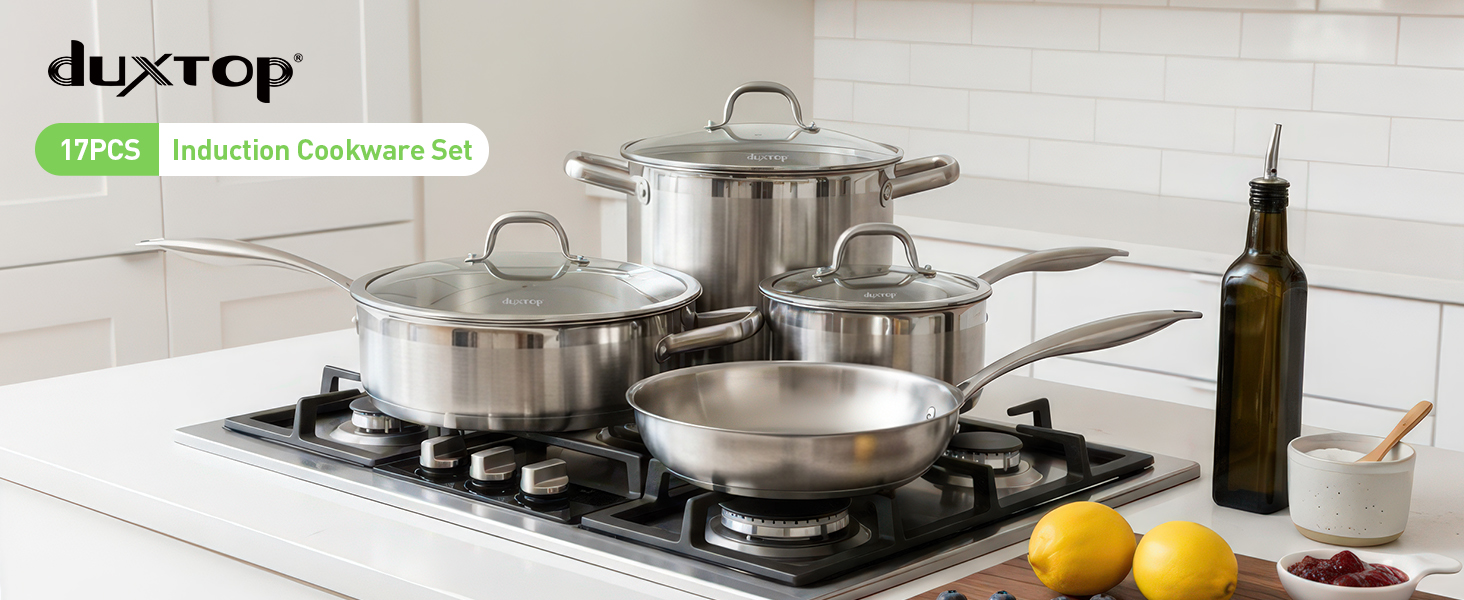 stainless steel pots and pans set