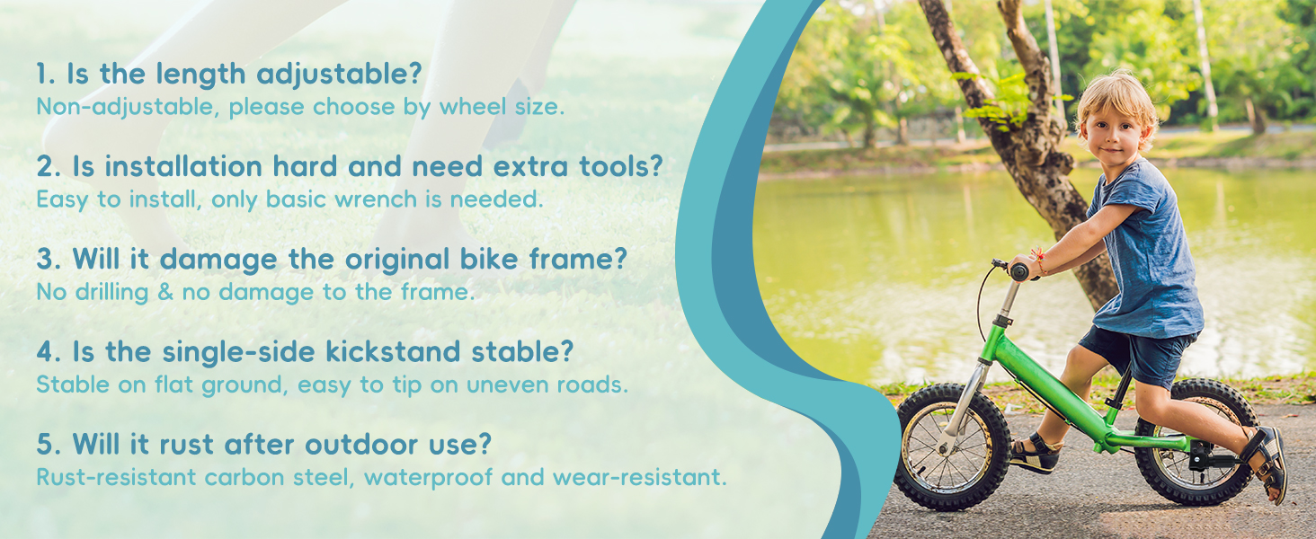 kickstand for kids bike